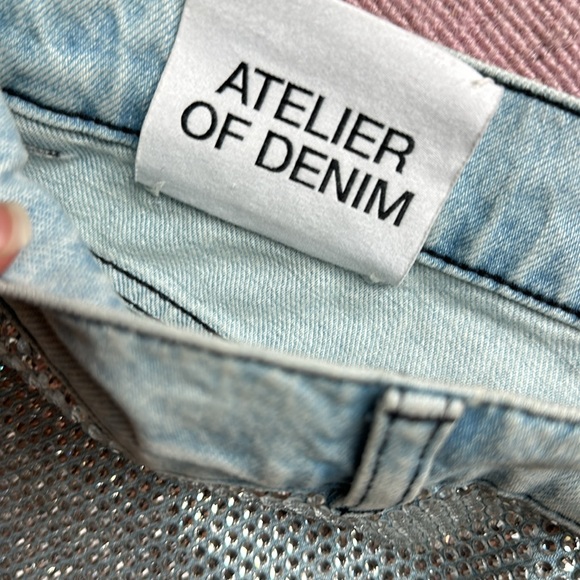 Frame Atelier Le Jane Crystal Jeans size 29 straight leg - Picture 9 of 11